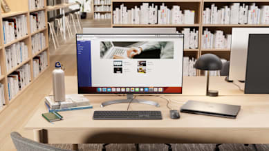 Signature Slim Wired Combo MK620 for Business placed on a table